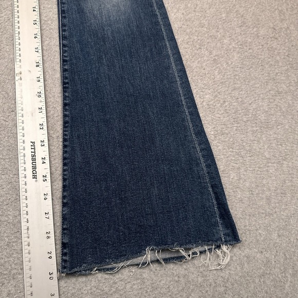 Mother The Weekender Fray Groovin Stretch Flare Jeans 27x30 Mid-Rise Denim EUC - Picture 9 of 13